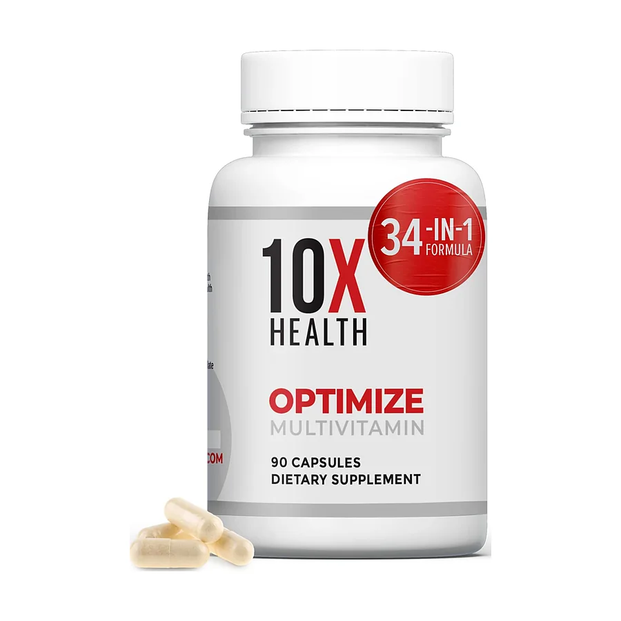 10X Health Optimize Methylated Multivitamin 90 Capsules