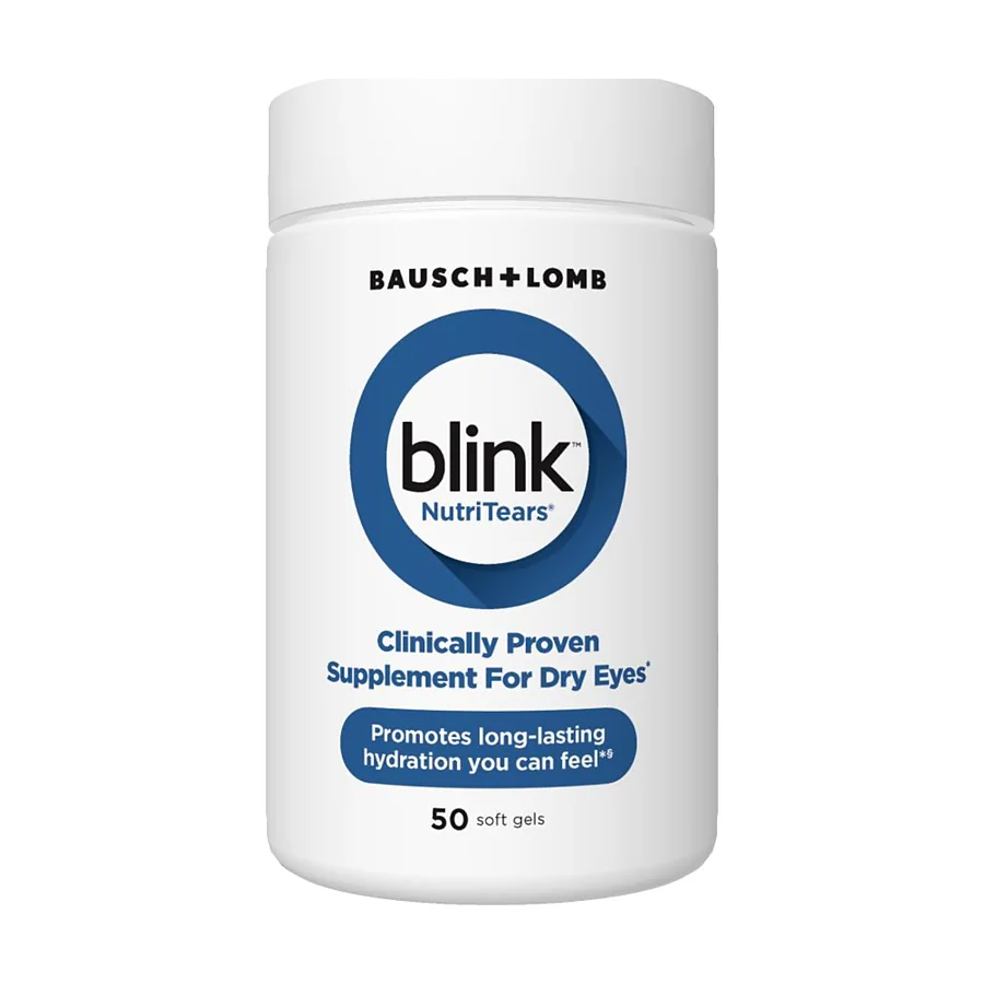 BLINK Nutritears Supplement for Dry Eyes, 50 Softgels