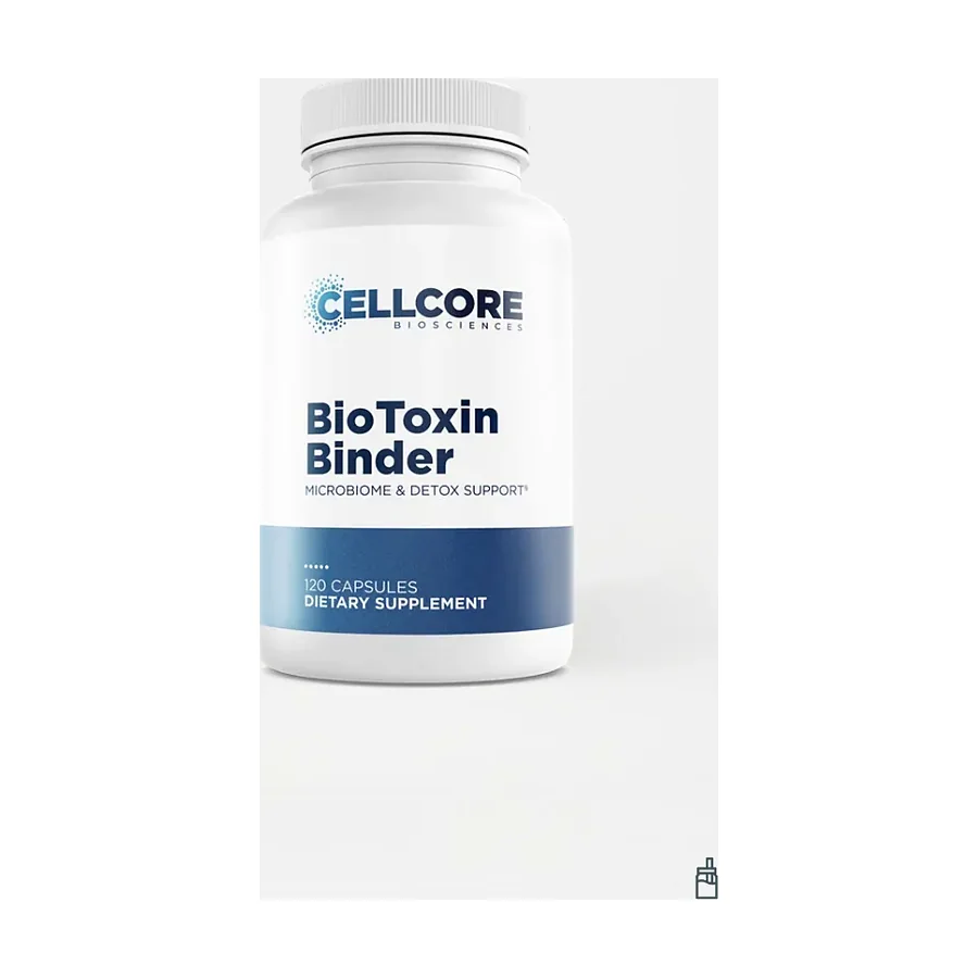 CellCore BioToxin Binder, Microbiome & Detox Support, 120 Capsules