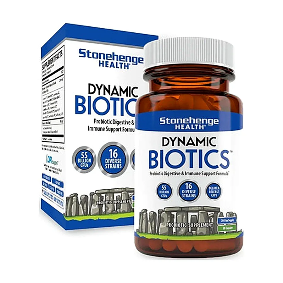 Dynamic BIOTICS Stonehenge Probiotic Immune Support Digestive IBS Gut Immune