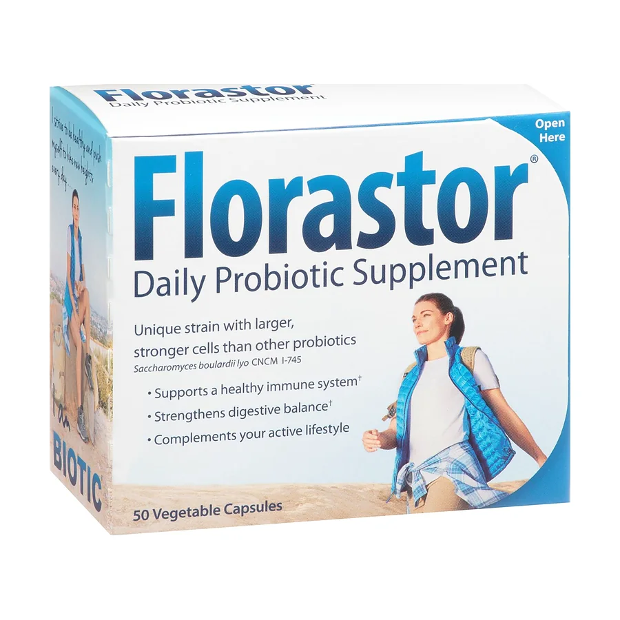 Florastor Probiotic 250mg Daily Probiotic Dietary Supplement