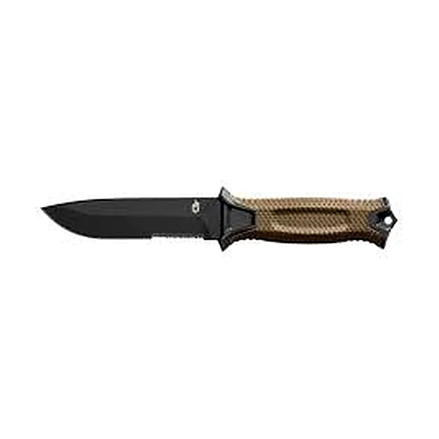 Gerber StrongArm Fixed Blade Knife Plain Edge - Coyote Brown