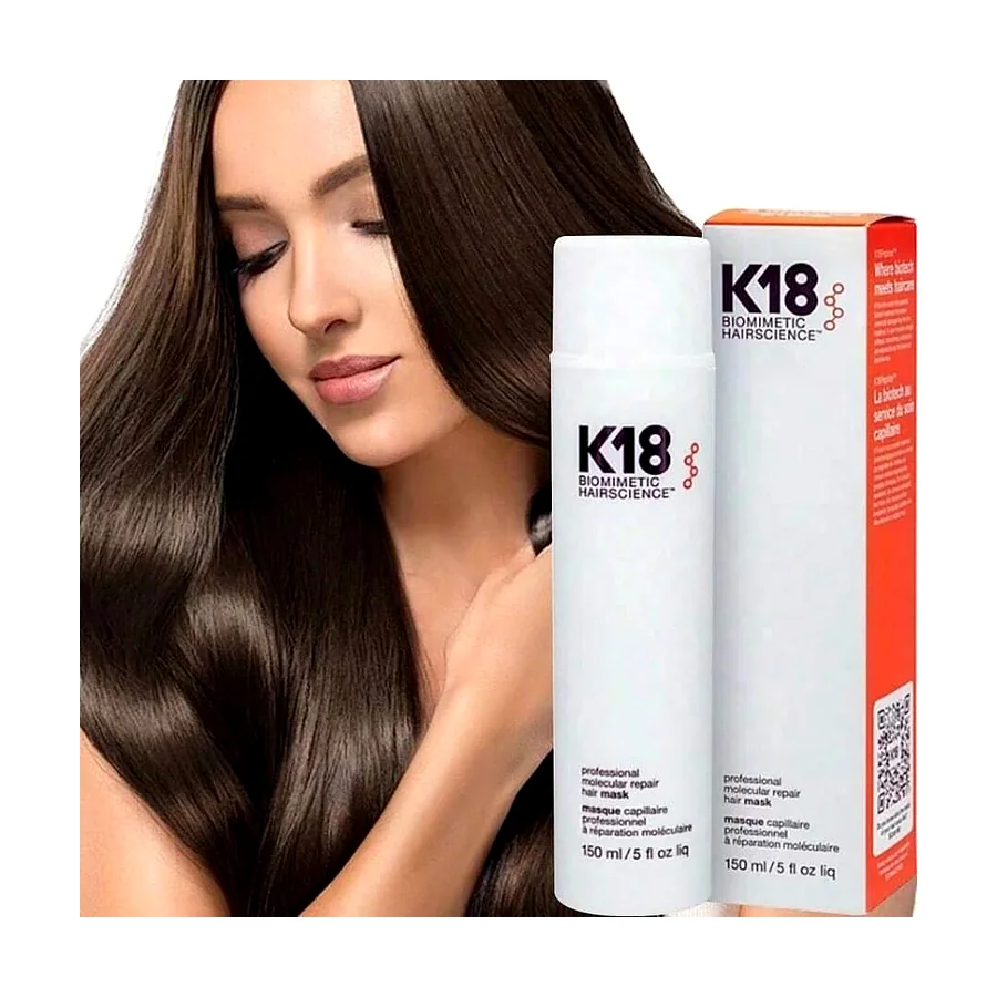 K18 Leave-In Molecular Hair Mask, Repairs Dry or Damaged Hair, Reverse Hair Damage from Bleach, Color, Chemical Services & Heat