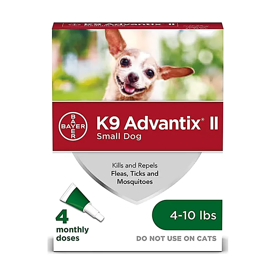 K9 Advantix II Flea Medicine Small Dog 6 Month Supply Pack K-9 4-10 lbs