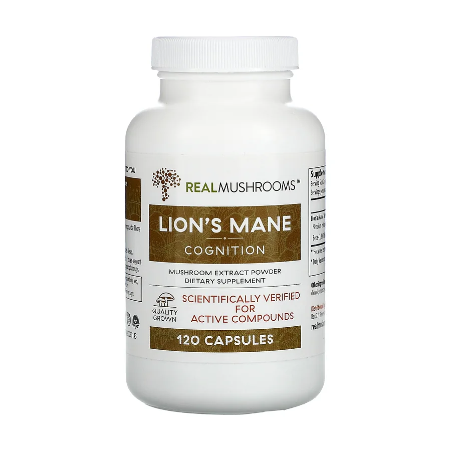 Lion's Mane, Mushroom Extract Powder, 120 Capsules