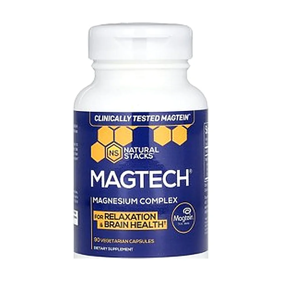MagTech, Magnesium Complex, 200 mg, 90 Vegetarian Capsules (66.6 mg per Capsule)