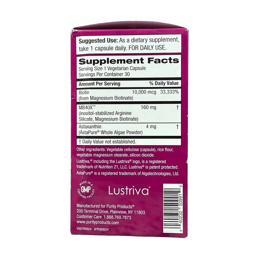 My Biotin ProClinical MyBiotin Increases Hair Density Reduce Wrinkles, 30 Caps