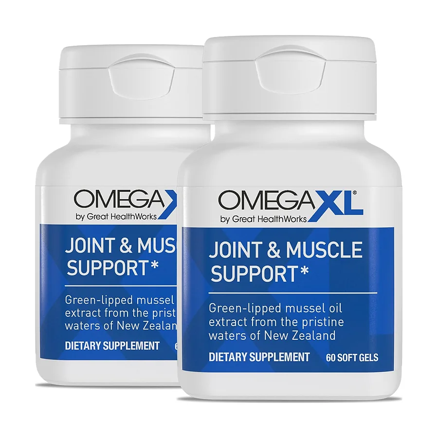 OmegaXL Joint Support Supplement, for Relief - Natural Muscle Support 60 Count