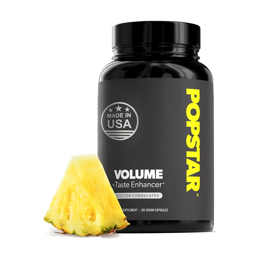 Popstar Semen Volume Supplement - Men's Semen Health & Fertility - Doctor Formulated with Zinc - 1 Month Supply