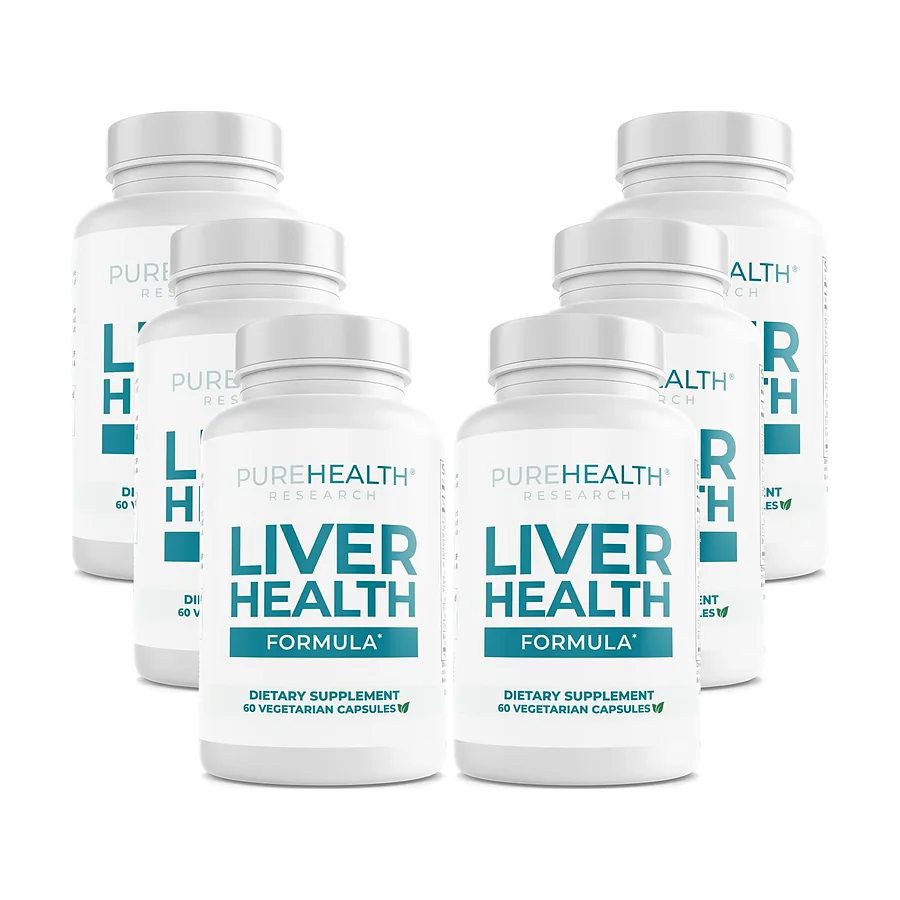 PureHealth Research Liver Health - Milk Thistle, Detox & Cleanse Repair Formula