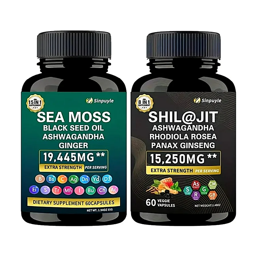 Sea Moss & Shilajit 60 Capsule of each