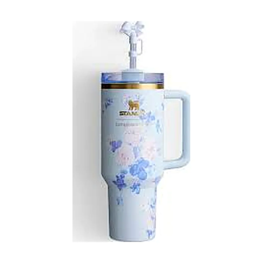 Stanley x Love Shack Fancy Tumbler 40oz Rosa Beaux Blue Beautiful!!💕