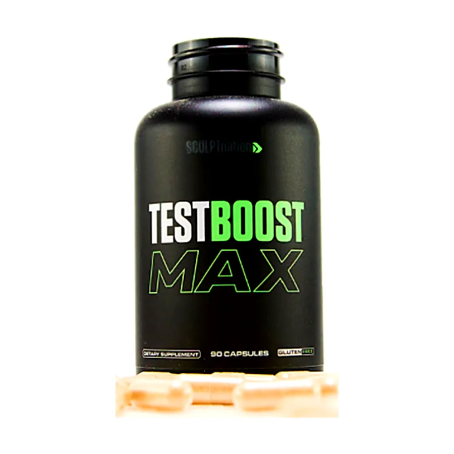 TEST BOOST Max Sculptnation 2.0 Testosterone Build Muscle Men Fat weight Loss