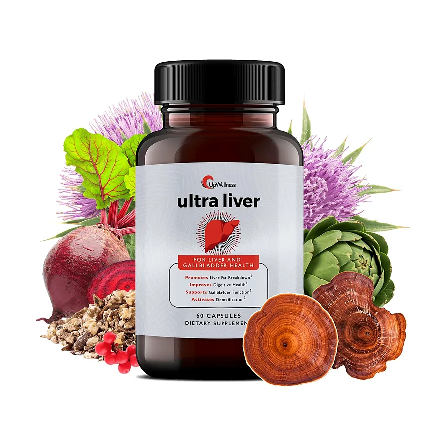 UpWellness Ultra Liver Supplement for Liver Health and Gallbladder Support